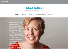 Tablet Screenshot of lauraadlers.com